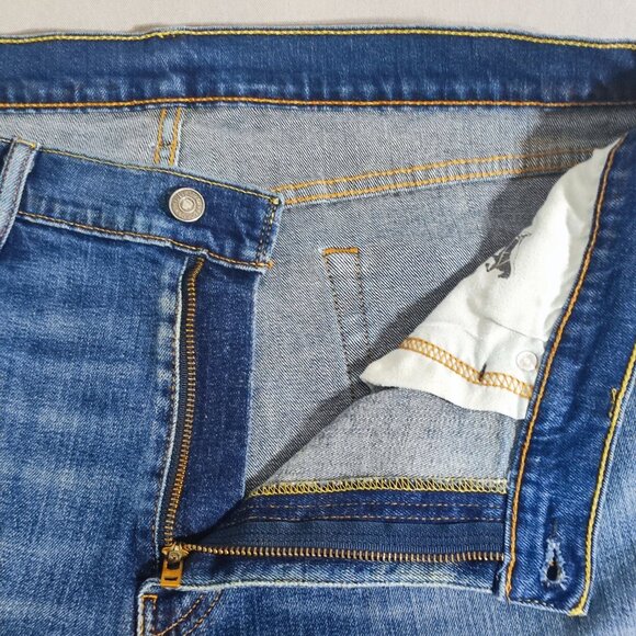 Levi's 514 jeans men's size W36/L30 medium washed denim blue colour straight leg - Picture 11 of 16